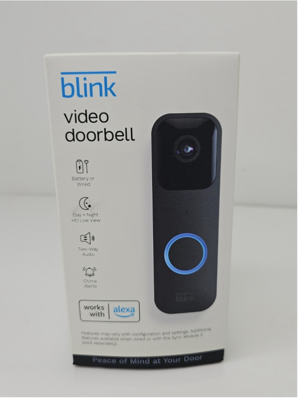 Blink Video Doorbell Smart Wifi, Two-way Audio, Video, Wired/Battery Operate
